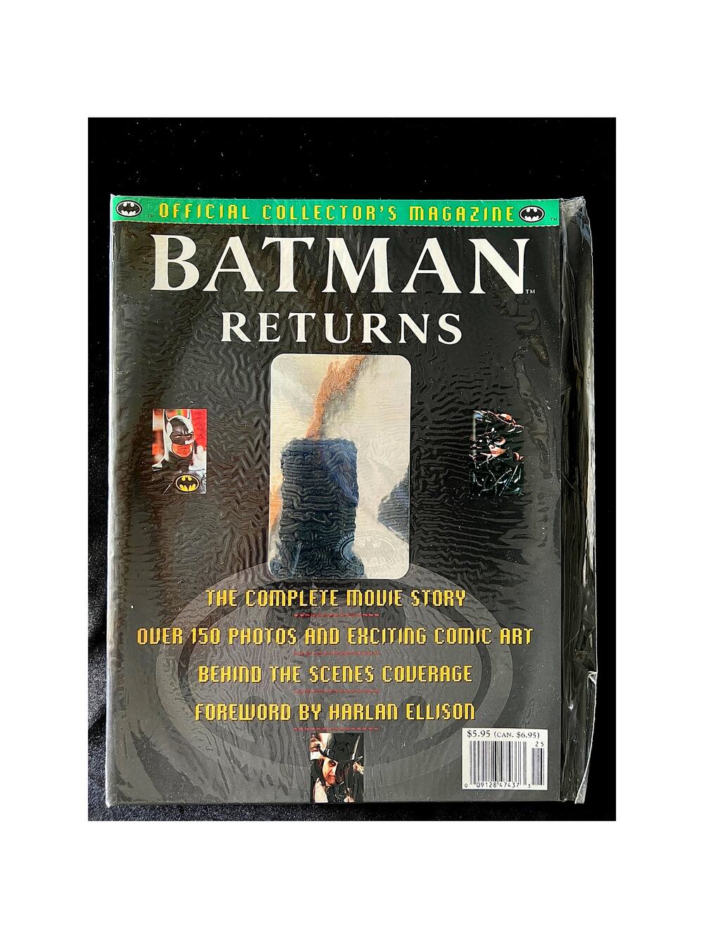 VINTAGE 1992 Topps (BATMAN RETURNS" - M - DARK KNIGHT HOLOGRAM